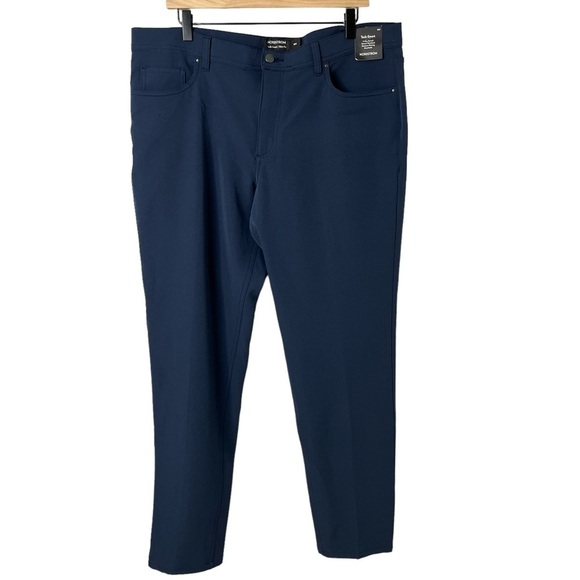 Nordstrom Other - Nordstrom Tech Smart Slim Fit Pants Navy Blue Size 38
